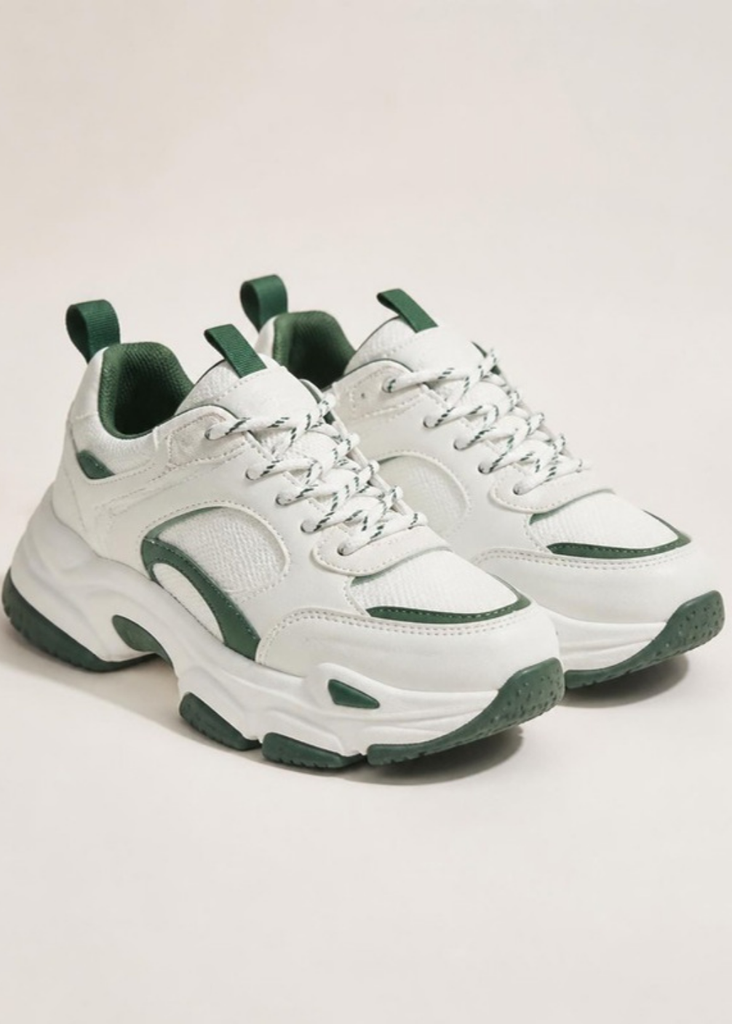 [MARBE-30B] Tennis Dm 35-40 Ngr/Blc Glows (Blanco / Verde)