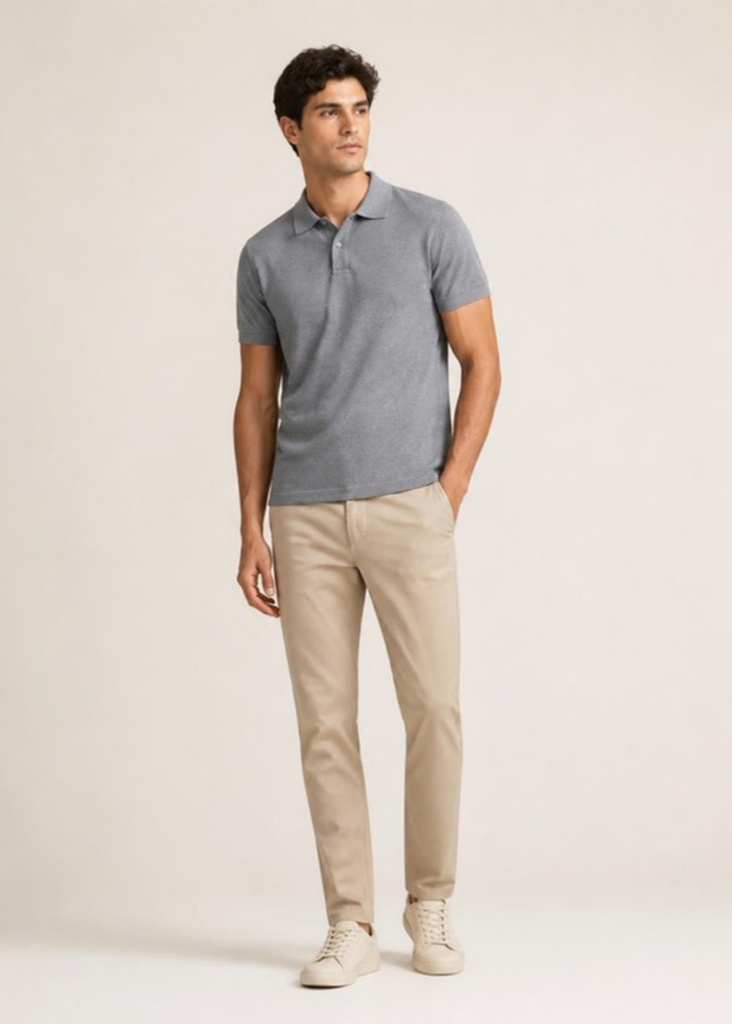 [JARED-24GRS] Camst Polo Cab S-Xl Azl Osc, B (Gris)