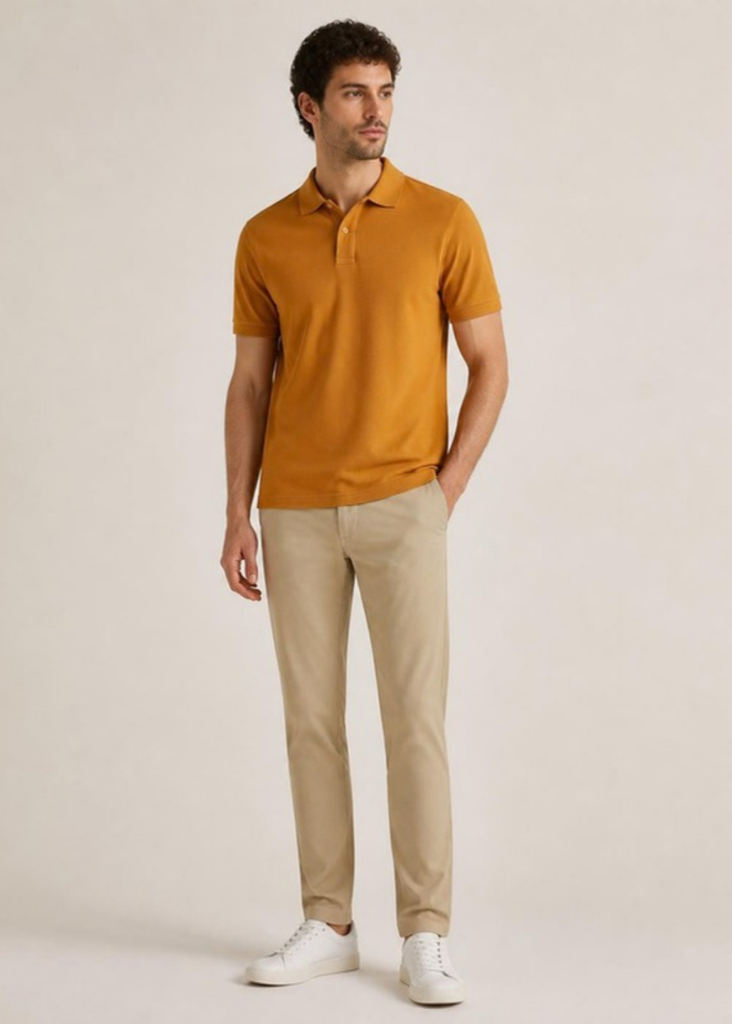 [JARED-24OCR] Camst Polo Cab S-Xl Azl Osc, B (Ocre)