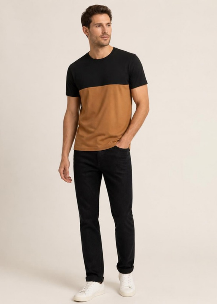 [SEBAS-28C] Camiseta bicolor