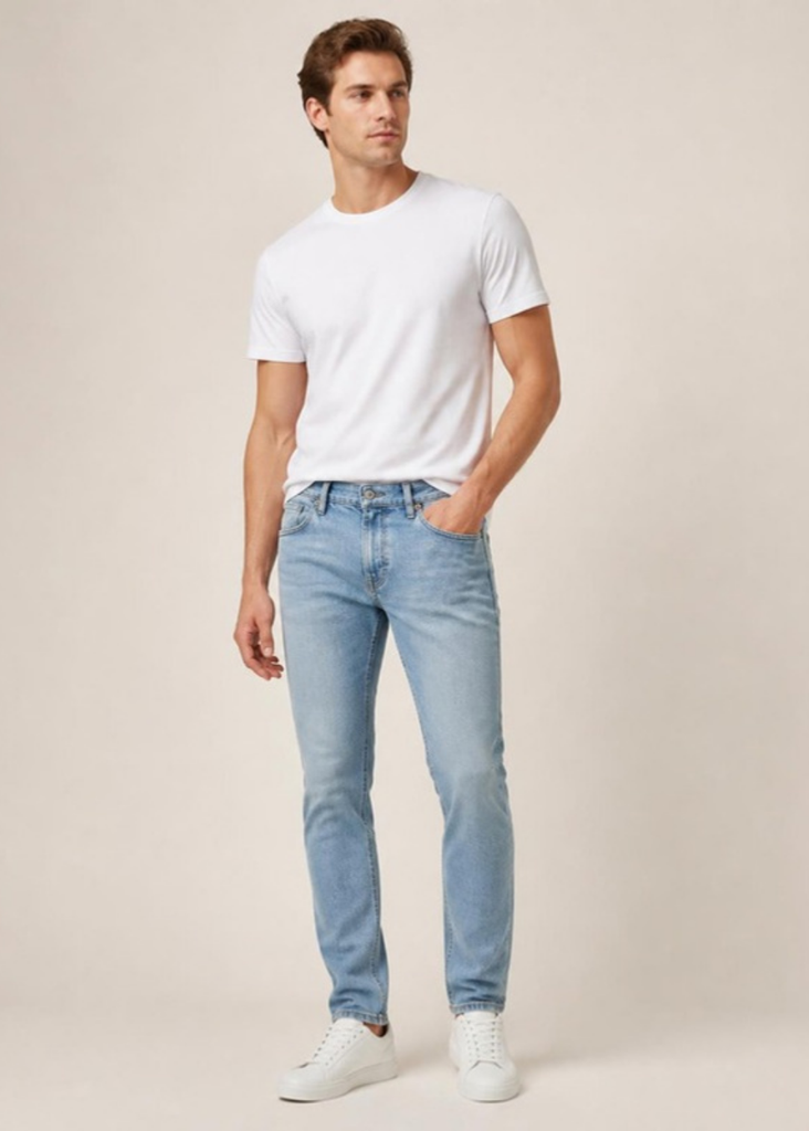 [CARDY-20C] Jeans slim lavado claro