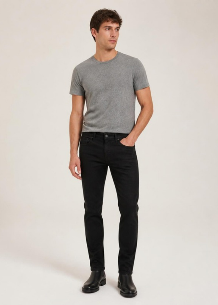 [KEOS-69C] Jeans negro slim