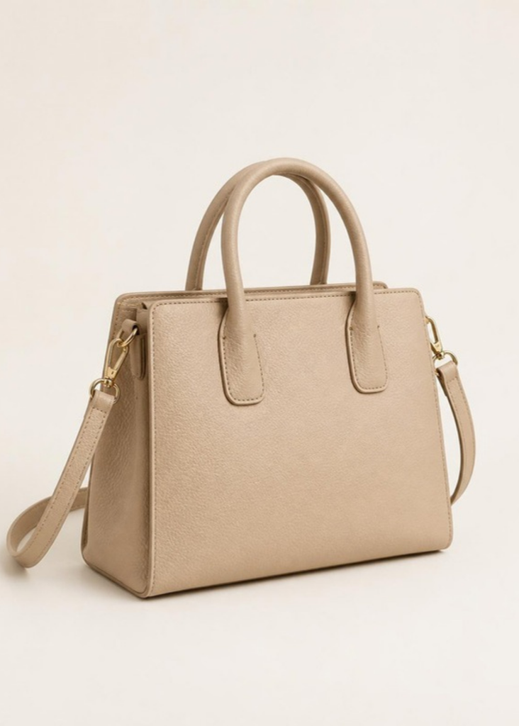Cartera estructurada (Beige)