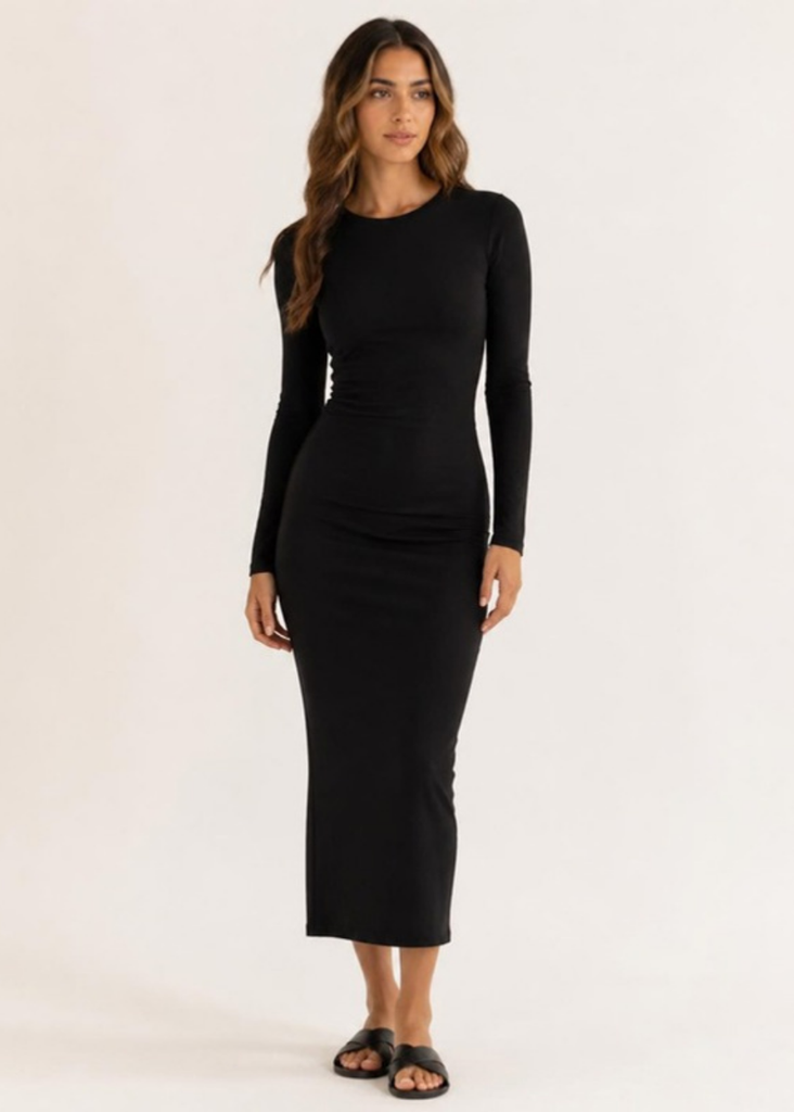 [NEREA-05C] Vestido manga larga