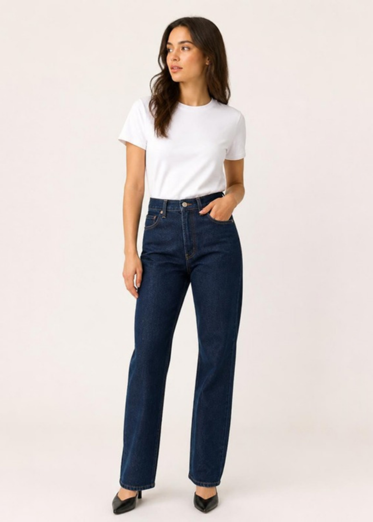 [SELENA-62C] Jeans azul oscuro